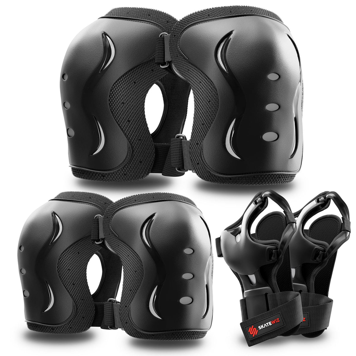 Vibes Beam Protektorenset 6-teilig – Schwarze Schoner Für Inline Skates & Rollschuhe Vibes Beam Protektorenset 6-teilig – Schwarze Schoner Für Inline Skates & Rollschuhe