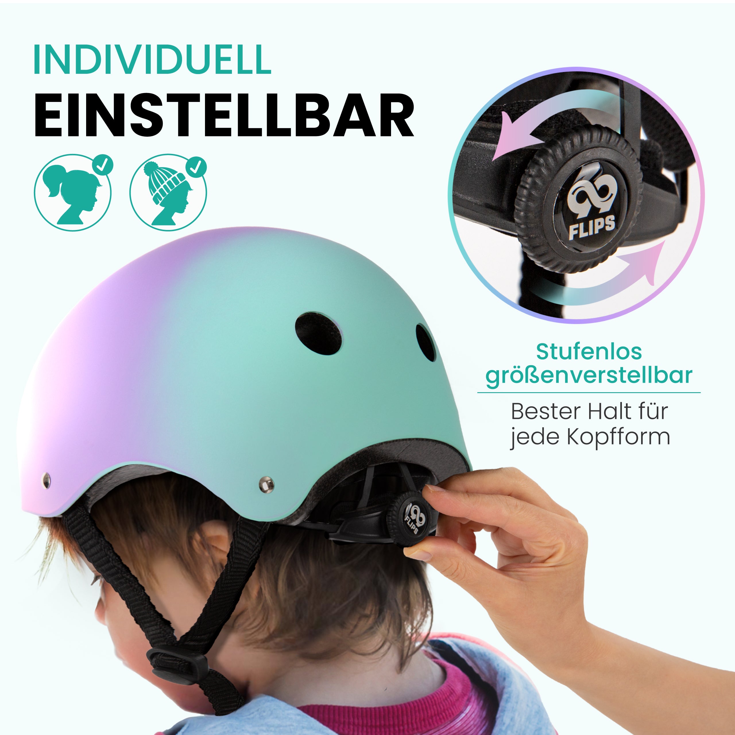Skateboard Helm Kinder Spielwerk® Kinder Fahrradhelm
